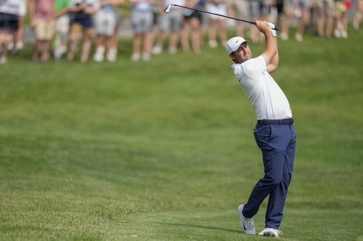 La gran actuación final de Scottie Scheffler le da una ventaja de 3 golpes en el Memorial  